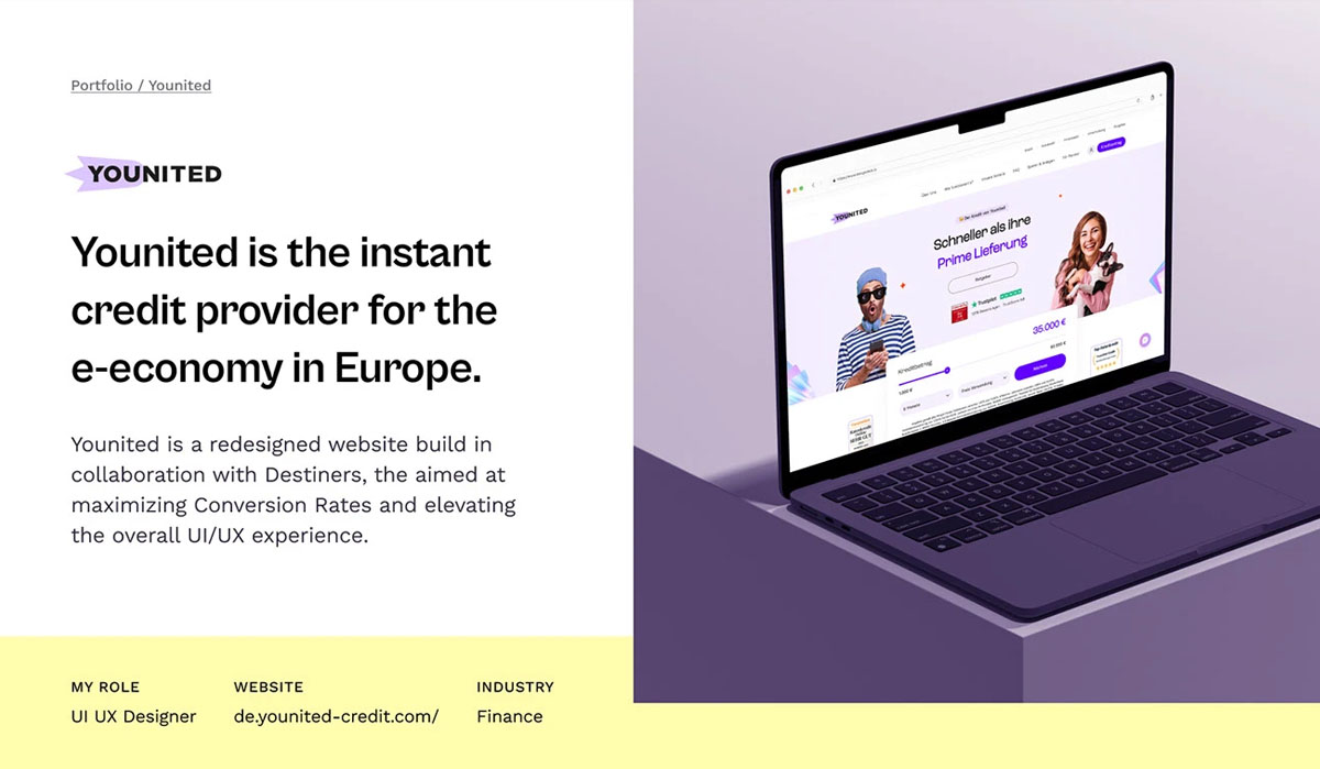 Younited Credit — UX Research · UI Design · CRO