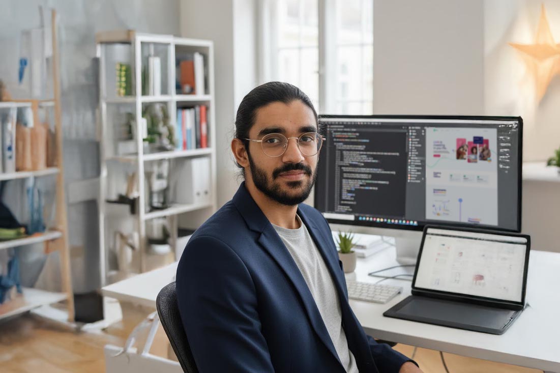 Fahad Khan, Designer und Webentwickler in Berlin