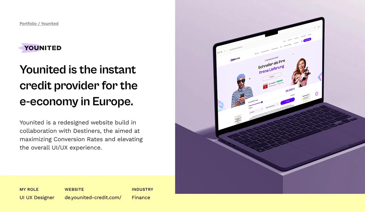 Younited Credit — UX Research · UI Design · CRO